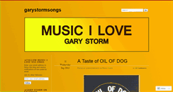 Desktop Screenshot of garystormsongs.com