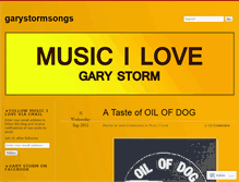 Tablet Screenshot of garystormsongs.com